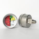1.5 Inches Dial 2500 kPa Manometer 316 SS Tube/Socket All Stainless Steel