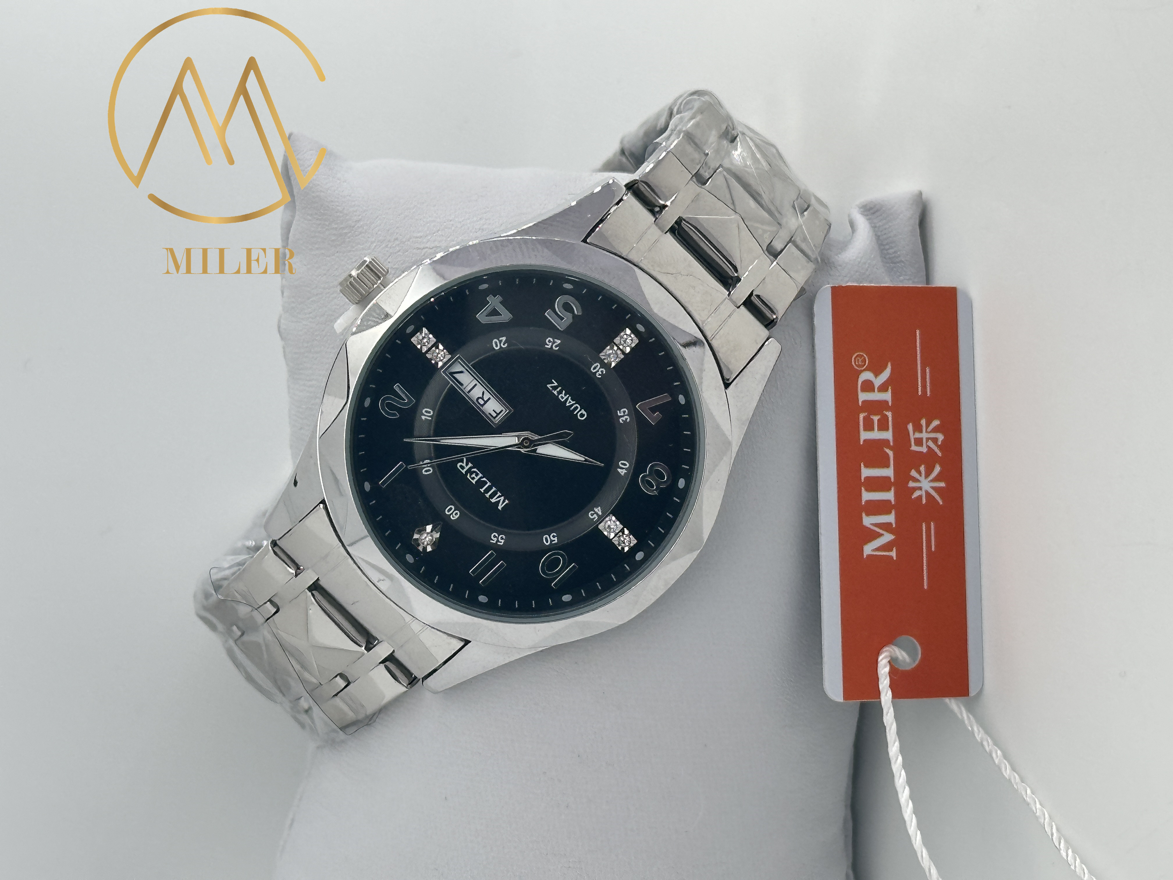 Manufacturer Stainless Steel Strap Watch For Men 3ATM Waterproof