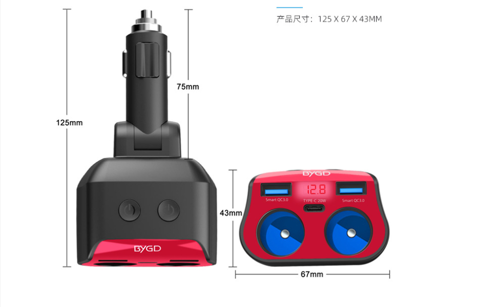 Car Mobile Holder With Charging Fashion Electric Car Station System Solar Powered Electric Car Charging Adapter Inverter