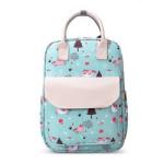 Animal Prints Polyester Rucksack Changing Travel Diaper Bags 27*15*42cm
