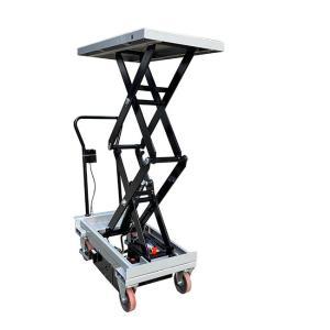 Wholesale Portable 300kg Hydraulic Scissor Lift Tables Double Scissor Lift Tables Max Height 62.40in from china suppliers