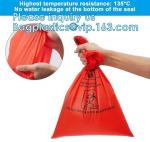Polypropylene Biohazard Disposal Bags, Warning Label, Sterilization Printed,
