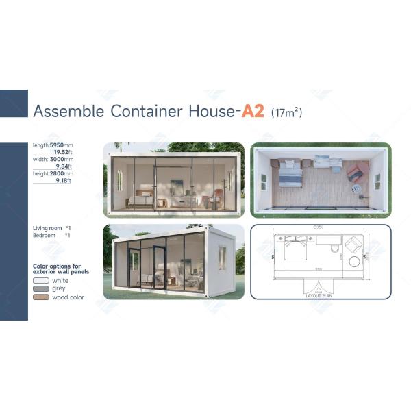 40ft 20ft Fast Assembly Container House Prefabricated