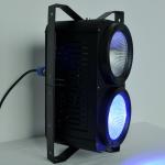 Free shipping High quality RGBW 2x100W 200W LED 4in1 COB Blinder Light