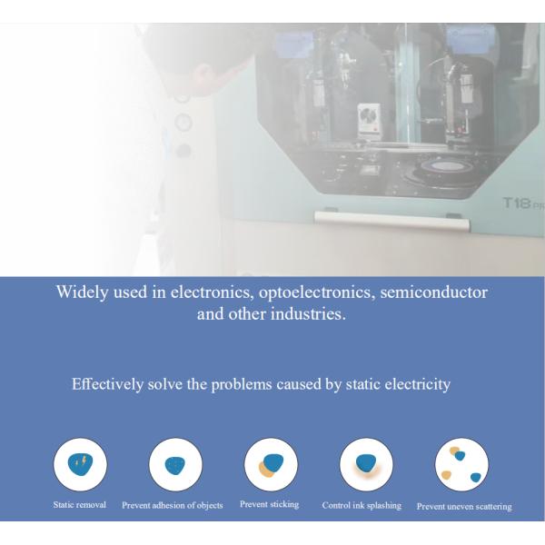 Anti Static 48.2CFM DC12V Desktop Electrostatic Eliminator