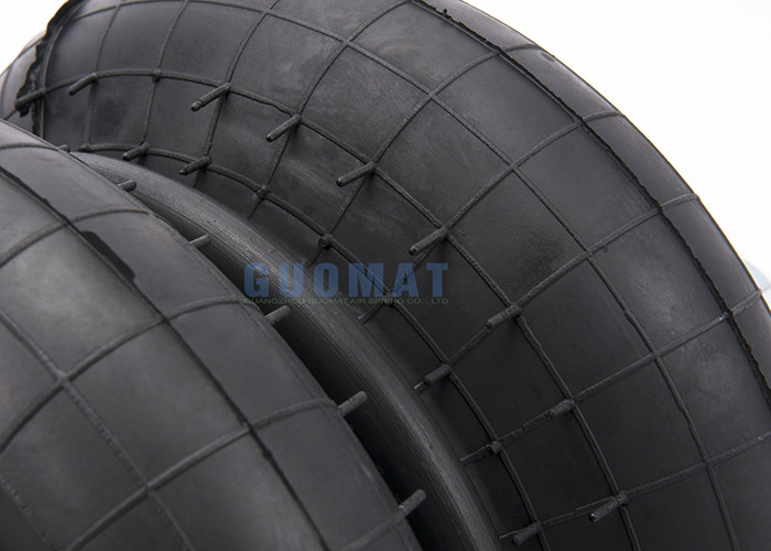 Firestone Bellows NO.20-2 Rubber Air Spring With Two Pillars Stick Nuts On Each Plate
