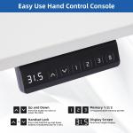 Wood Style Electric Lifting Desk 1000x600mm Height Adjustable Standing Desk with