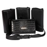 Shopping Guide Black Waist Bag , Anti Theft Long Waterproof Waist Pack