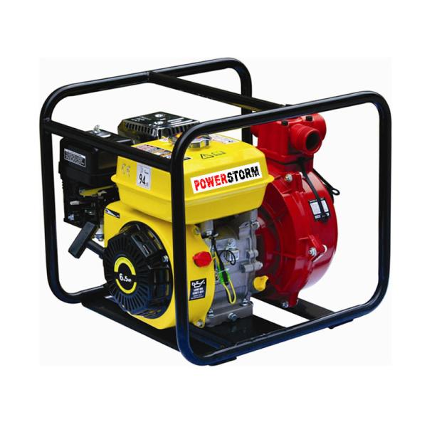 2" Fire Fighting Water Pump Powered by 6.5HP Gasoline Engine