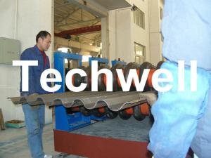 Wholesale Automatic 4 - 8m/min Galvanized Steel Silo Corrugated Wall Sheet Roll Forming Machine from china suppliers