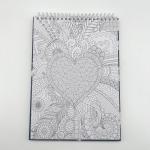 144 Pages Custom Coloring Book Printing Services Uncoated Woodfree Paper