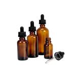 Tamper Evident Cap Glass Dropper Bottle for THC Oil Amber Blue Black Child
