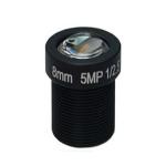 Economic 1/2.5" 3.6mm/6mm/8mm/12mm/16mm F2.0 5MP M12 Mount IR MTV Lens for