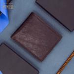 210D 21x10cm Mens PU Leather Wallet Card Slot Custom LOGO EN17