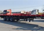 Container Flatbed Semi Trailer Truck 3 Axle 20FT 40FT 60FT 50FT