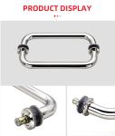 Stainless Steel Double Sided Glass Pull Shower Door Handle Upgrade Your Door's