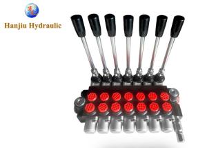 Wholesale Hydraulic Control 7 Ways 40Liters Platform Manual Control Valve 7levers Standard BSP Ports from china suppliers