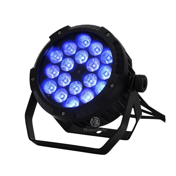 New waterproof 18*18W DMX control IP65 waterproof park uplight outdoor wedding