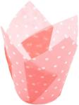 Temperature Resistant Grease Proof Dots Tulip Paper Cups