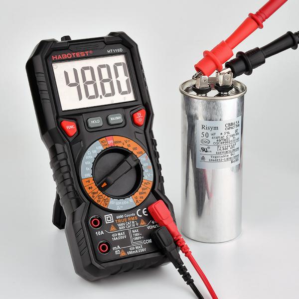 HT118D Habotest Digital Multimeter Measuring DC AC Voltage Current Electrician Tester