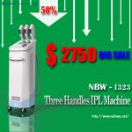 History lowest Prices! 50% discounts off! best 3 handles IPL acne removal system