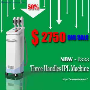 Wholesale 50% discount three handles high power portable ipl for unwanted hair removal from china suppliers