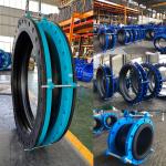 Flanged EPDM Rubber Expansion Joint 6 Inch / 150 Mm High Temperature Limit Tie
