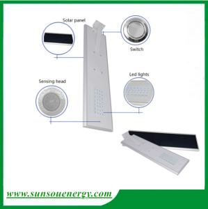 Wholesale High quality integrated solar street light 40w with motion sensor for hot sale from china suppliers