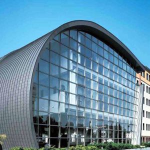 Aluminum Sound Insulation Glass Frame Curtain Wall 6mm Curtain Wall Facade