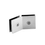 180 Degree Stainless Steel Clip 12mm For Shower Enclosure Glass Bathroom Clamp