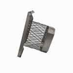 Powder Coated 10" Rectangular Stove Pipe Rain Cap Polished Surfce