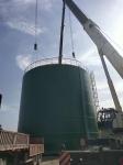 Filament Winding Vertical Frp Cylindrical Storage Tank Easy Installation