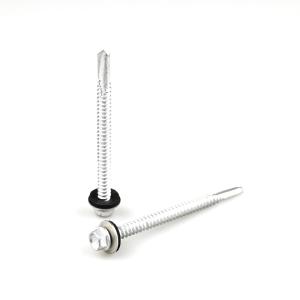 Wholesale 12 -14x75 Stainless Steel Self Drilling Roofing Screw Tek Bimetallic Screw With Washer from china suppliers