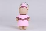 Promotional Soft PVC Rubber Cute Key Chains Ring, Miniature Pendant Keyrings for