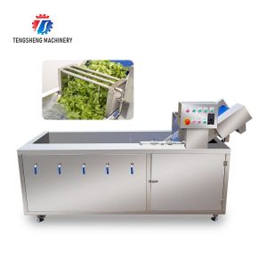Buy cheap 380V Integrating Spinach Washing Machine , Blasting Isolating Potato Cleaning from wholesalers