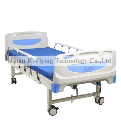 Manual Two Cranks Function ABS Head Board Hospital Care Bed