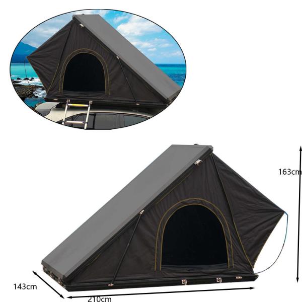 Oxford Fabric 4x4 Offroad Outdoor Camping Universal Clamshell Aluminium Hard