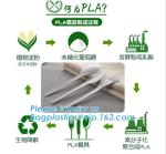 PLA cutlery |knife|fork|spoon,EN13432 certificate PLA Cutlery fork,Disposable