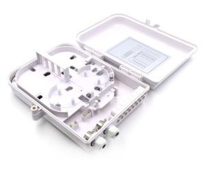 Wholesale 200mm X 215mm X 54mm Fiber Optic Termination Box For FTTx All Networks 2 Inlet Ports from china suppliers