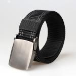 125cm Length Fabric Web Belt Zinc Alloy Buckle Army Belts With Buckle 3.8cm
