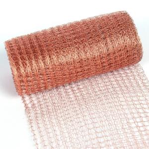Wholesale Red Copper Mesh Rolls 40 Density 98% Porosity Hole Size Customized from china suppliers