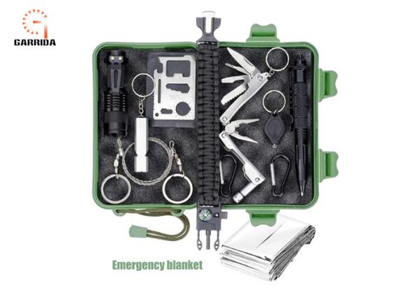 Multi functional Hot Selling SOS Survival Kit for Outside Adventure Outdoor