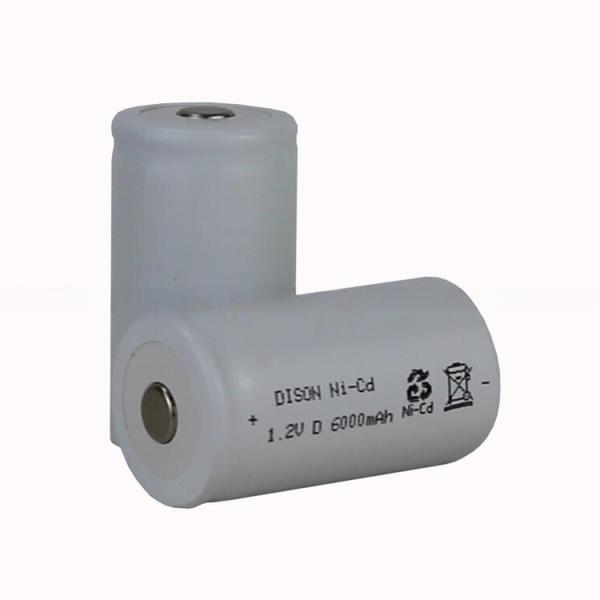 -40C Low Temperature Rechargeable NiCd D KRH33/62 1.2V 5Ah Battery Cells