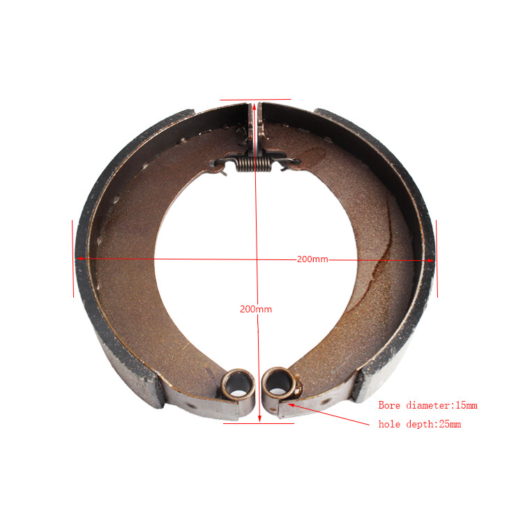 High precision motorbike tricycle engine part YAYE brake shoe