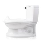 Childrens Simulation Toilet with Flushing Sound EN71 Certified White Blue Pink