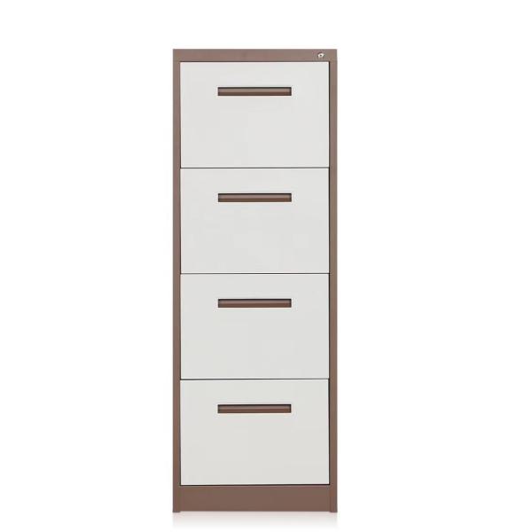 H1315 4 Drawer Filing Cabinet Metal Document Filing Storage Cabinet Office