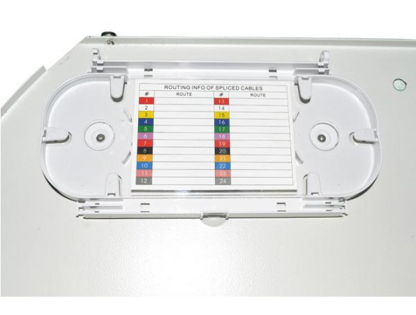 1U 24core 19'' rotary type rack mount Fiber optic patch panel