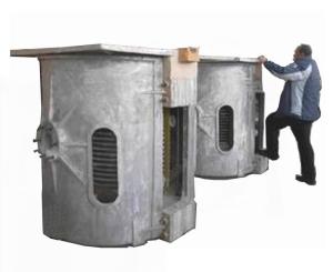 Wholesale Scrap Induction Melting Furnace For Metal Steel / Copper 1000HZ Frequency from china suppliers