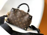 Louis Vuitton Custom Branded Bags Petite Malle Souple Empreinte Monogram Brown
