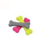 Bone Shape Pet Play Toys Non - Toxic Silicone Material For Dog Dental Health
